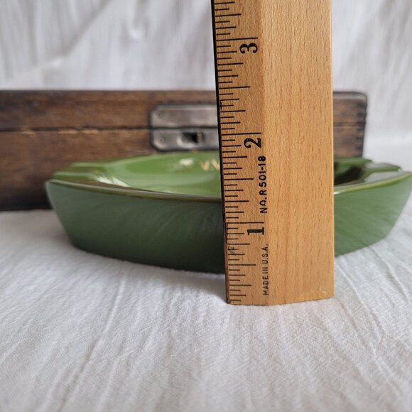 VTG WADE of England Martinis V.V.O. Scotch Green Ceramic Ashtray - Picture 7 of 8